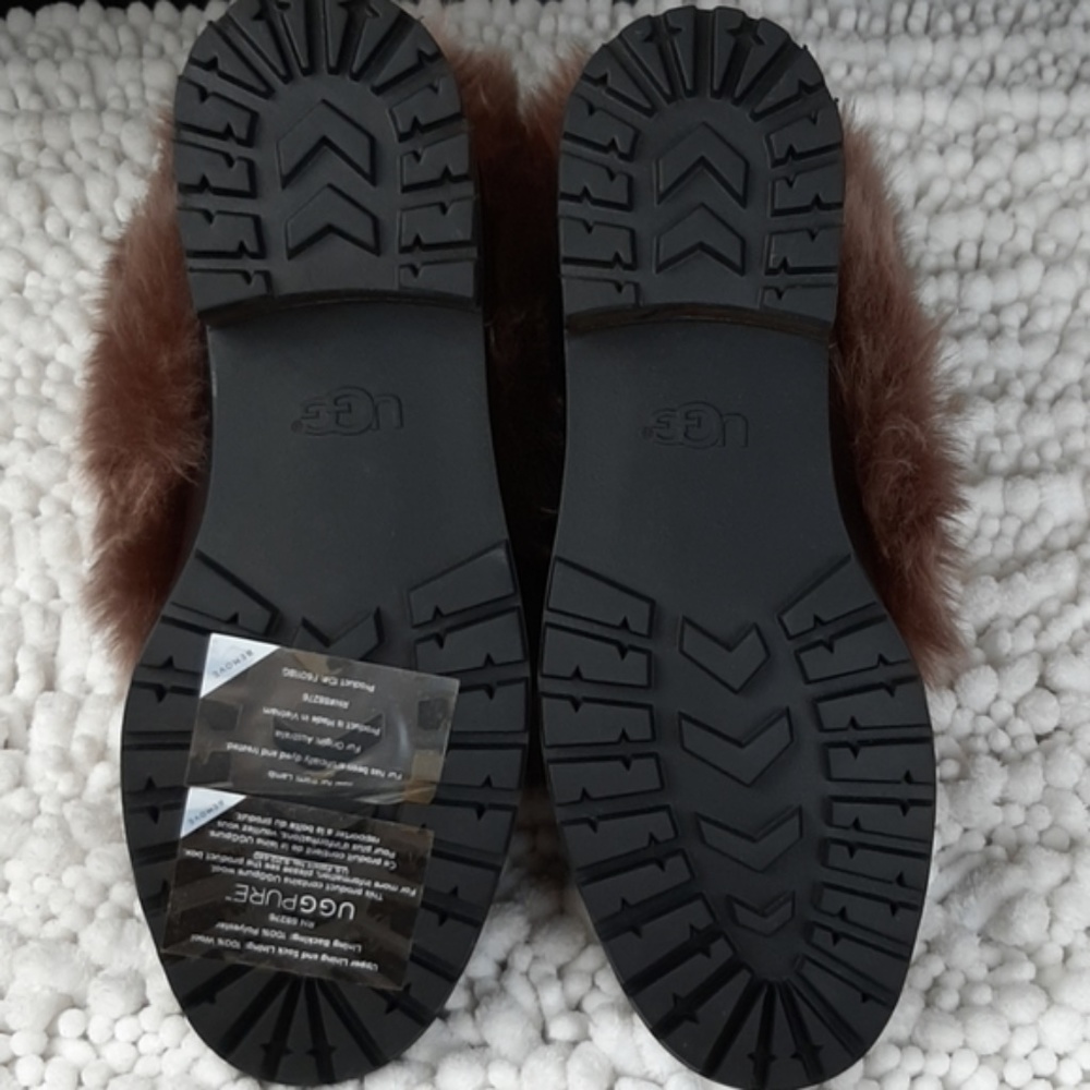 NWT UGG Otelia Genuine Shearling Booties Sz 5.5 - Picture 6 of 8